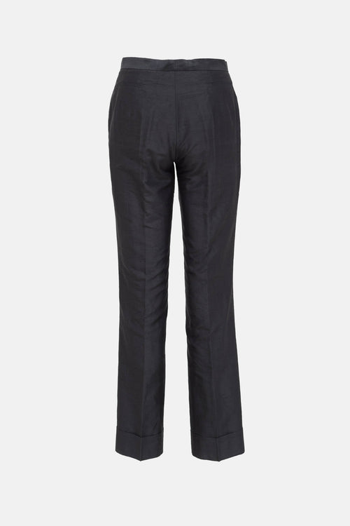 Jil Sander Silk Straight Leg Trouser