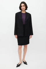 Jil Sander Black Wool Blazer