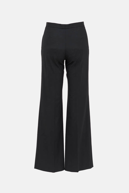 Jil Sander Wool Wide Leg Trouser