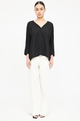 Jil Sander V-neck Tunic Top
