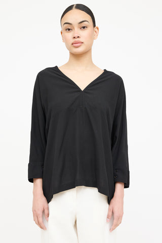 Jil Sander V-neck Tunic Top
