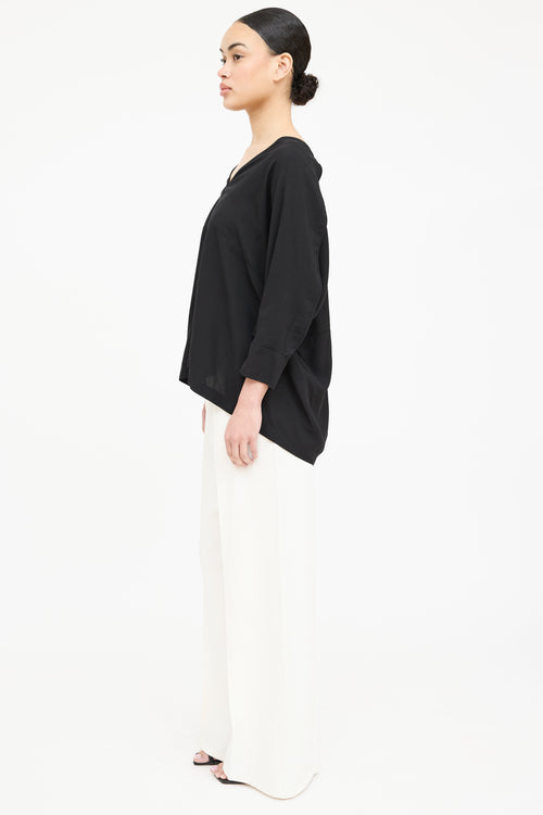 Jil Sander V-neck Tunic Top