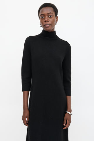 Jil Sander Cashmere Mock Neck Dress