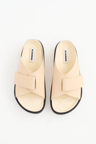 Jil Sander Cross Strap Slide