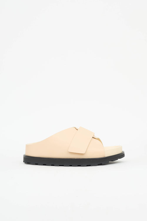 Jil Sander Cross Strap Slide