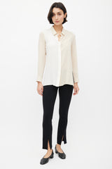 Jil Sander Cream Button Up Shirt