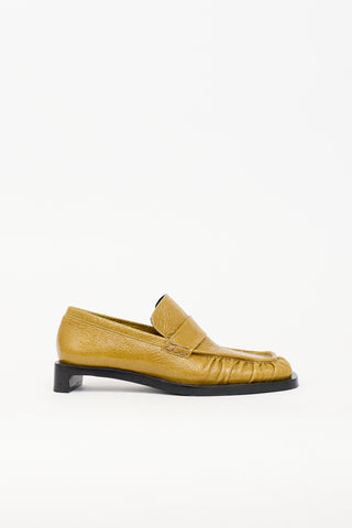 Jil Sander Crinkled Patent Loafer