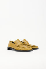 Jil Sander Crinkled Patent Loafer
