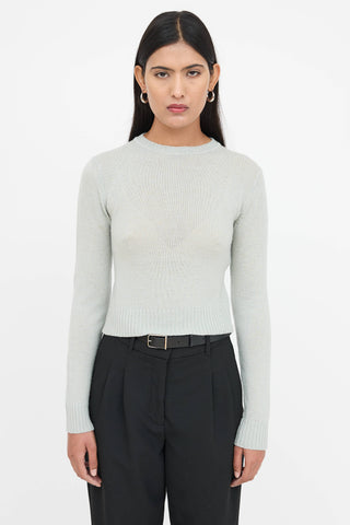 Jil Sander Plus Wool Cropped Sweater