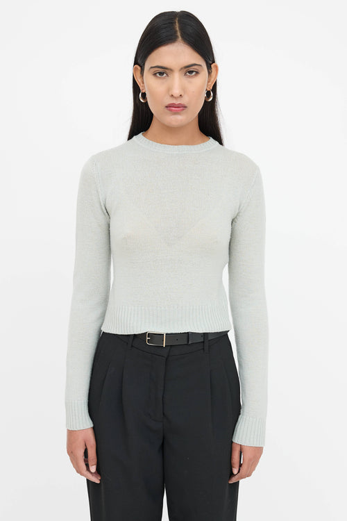 Jil Sander Plus Wool Cropped Sweater