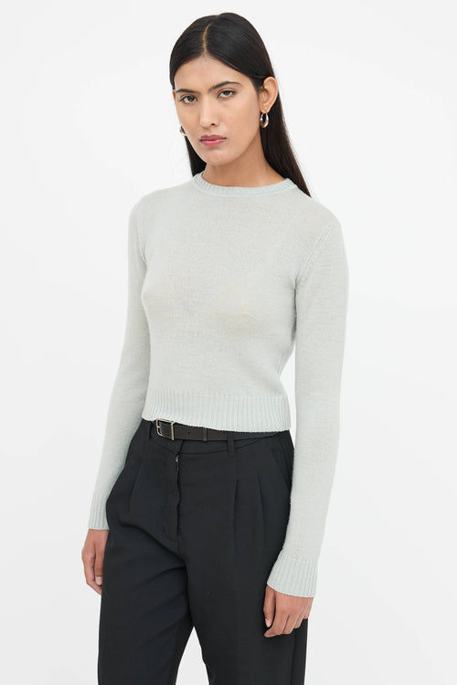 Jil Sander Plus Wool Cropped Sweater