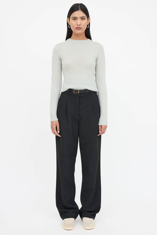 Jil Sander Plus Wool Cropped Sweater