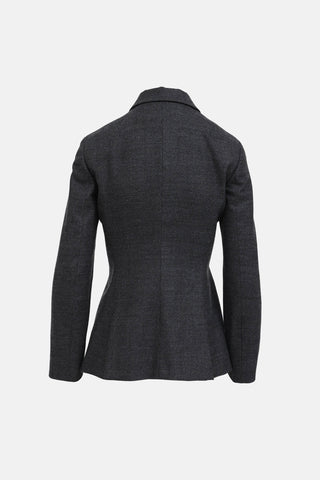 Jil Sander Wool Button Blazer