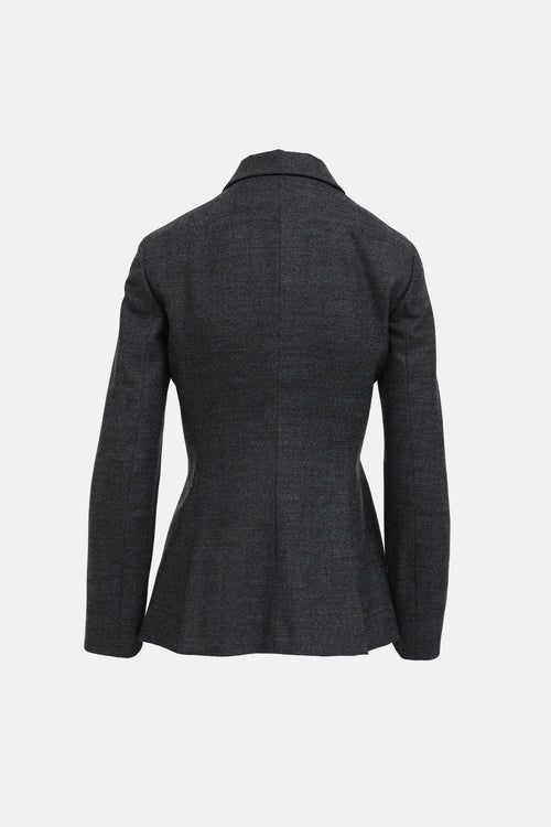 Jil Sander Wool Button Blazer