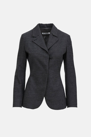 Jil Sander Wool Button Blazer