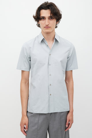 Jil Sander Grey Poplin Shirt