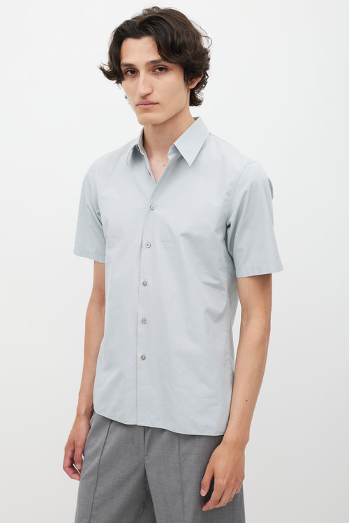 Jil Sander Grey Poplin Shirt