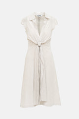 Jil Sander Striped Tie Dress