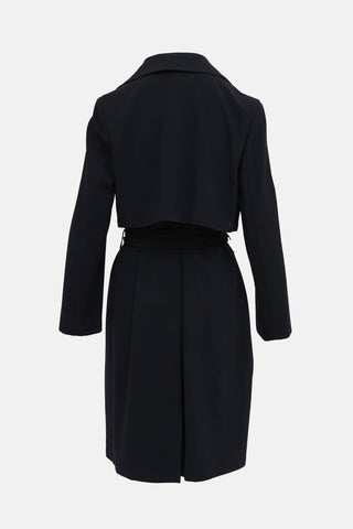 Jil Sander Lightweight Wool Belted Coat