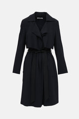 Jil Sander Lightweight Wool Belted Coat