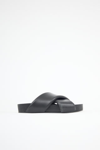 Jil Sander Padded Leather Sandal