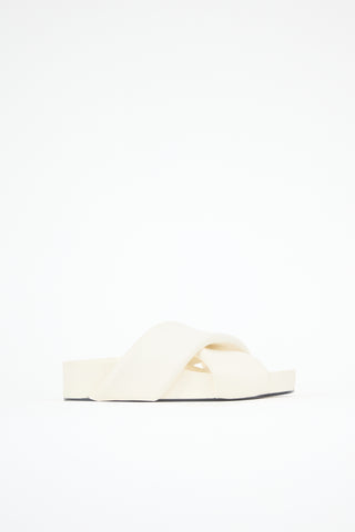 Jil Sander Padded Leather Sandal