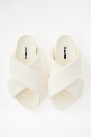 Jil Sander Padded Leather Sandal