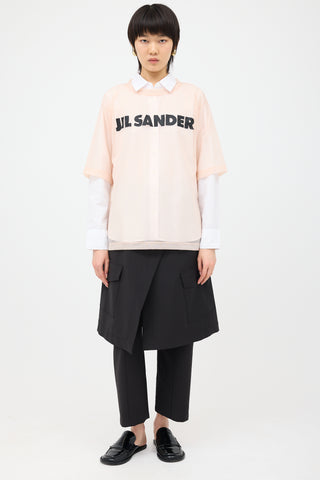 Jil Sander Sheer Logo T-Shirt
