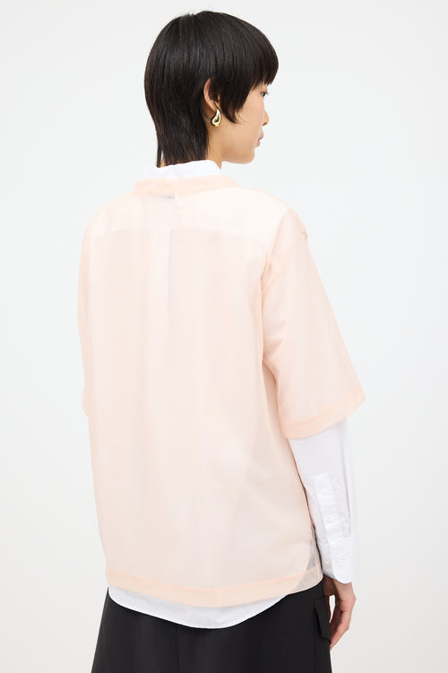 Jil Sander Sheer Logo T-Shirt
