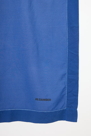 Jil Sander Silk Logo Scarf
