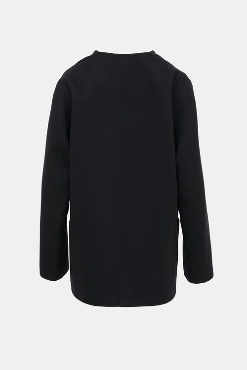Jil Sander Single Button Collarless Jacket