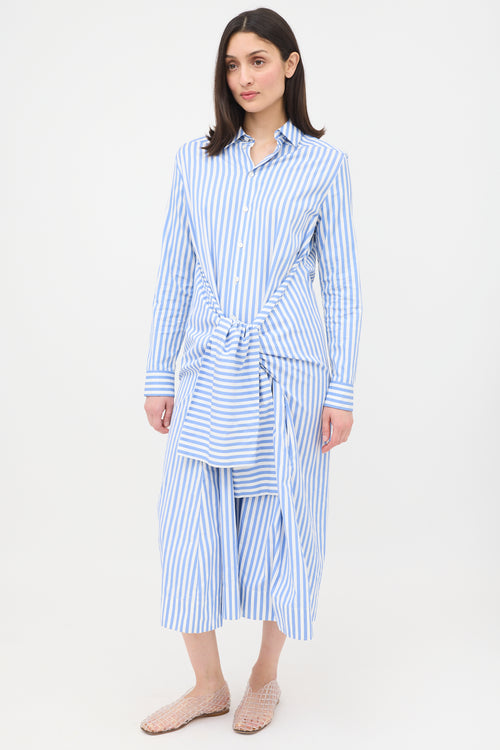 Jil Sander Striped Mattie Shirt Dress