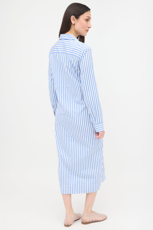 Jil Sander Striped Mattie Shirt Dress