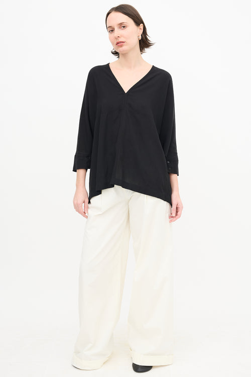 Jil Sander V-Neck Tunic Top