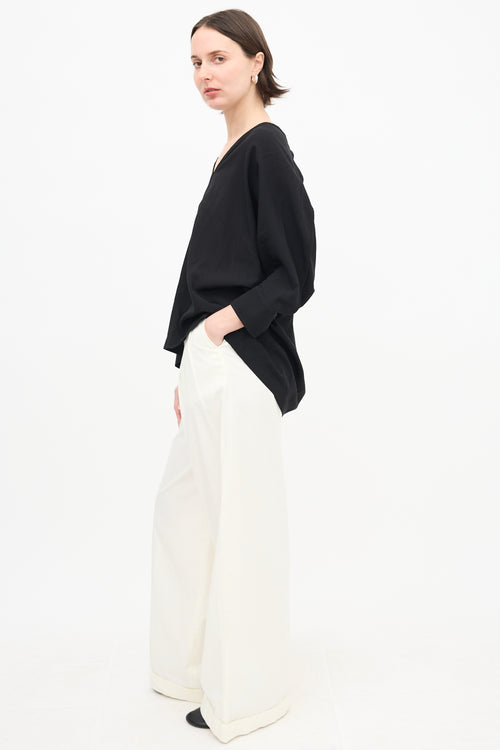 Jil Sander V-Neck Tunic Top