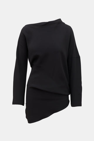 Jil Sander Asymmetrical Draped Dress
