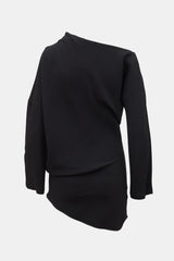 Jil Sander Asymmetrical Draped Dress