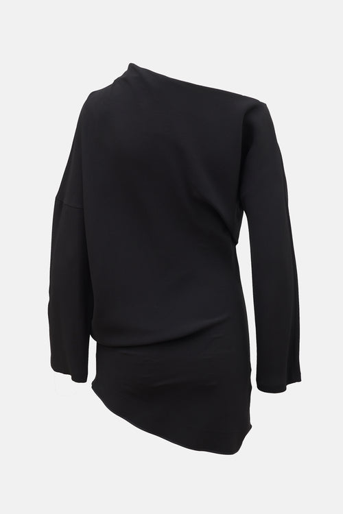 Jil Sander Asymmetrical Draped Dress