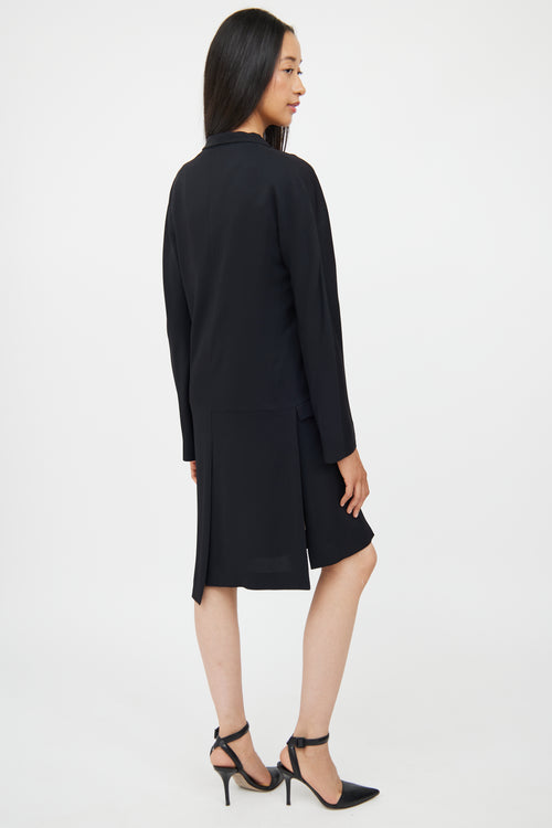 Jil Sander Black Buttton Up Blazer