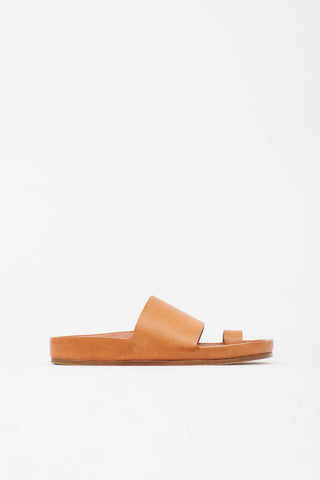 Jil Sander Buffed Leather Slide