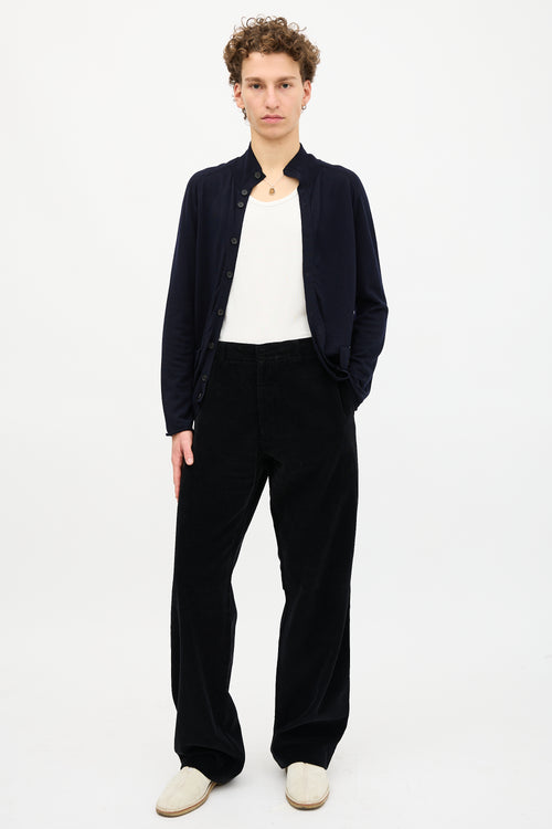 Jil Sander Corduroy Straight Leg Trouser