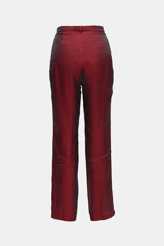 Jil Sander Iridescent Straight Leg Trouser
