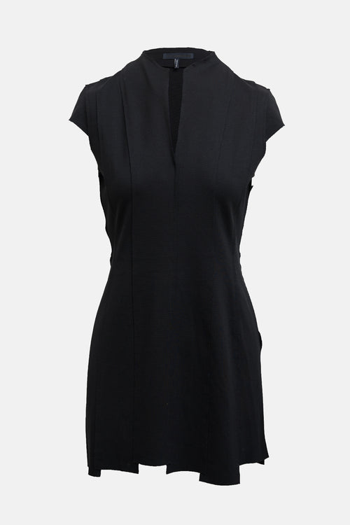 Jil Sander Jersey Knit Panelled Mini Dress