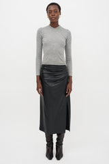 Jil Sander Jersey Surplice Sweater