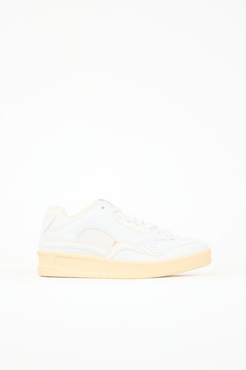 Jil Sander Leather Low Sneaker