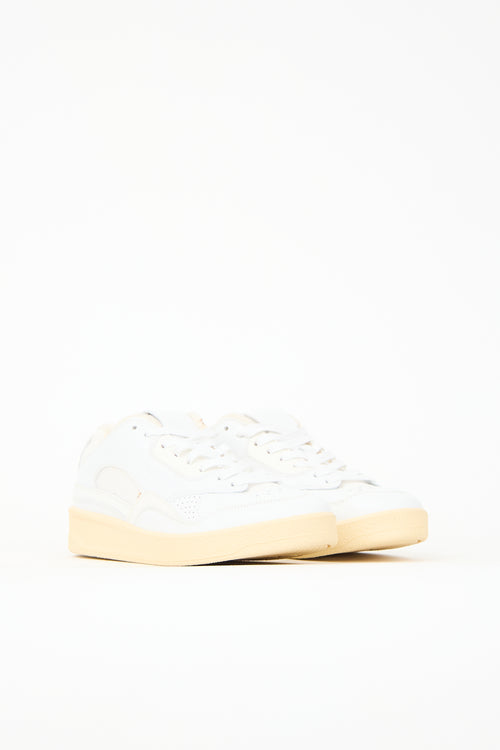 Jil Sander Leather Low Sneaker