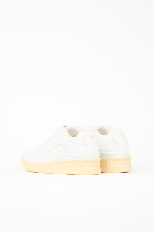 Jil Sander Leather Low Sneaker