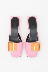 Jil Sander Leather Buckle Mule