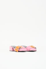Jil Sander Leather Buckle Mule