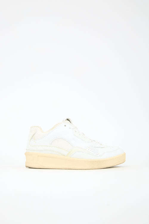 Jil Sander Leather Low Top Sneaker
